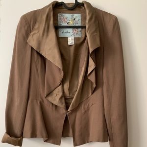 Tabitha Tan Silk Blazer